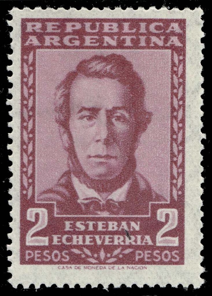 Argentina #666 Esteban Echeverria; MNH