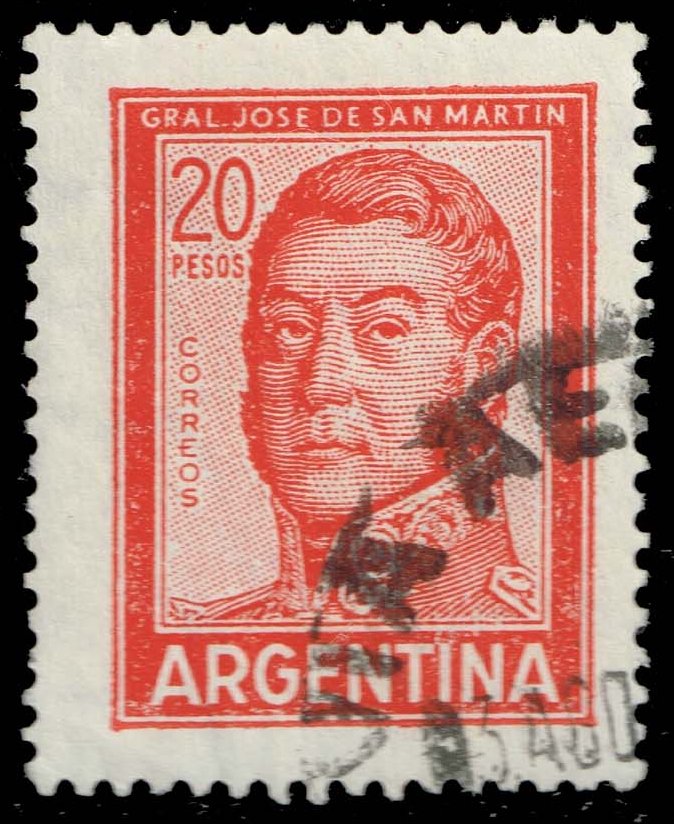 Argentina #698A Jose de San Martin; Used