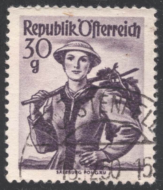 Austria #527 Pongau Costume; Used