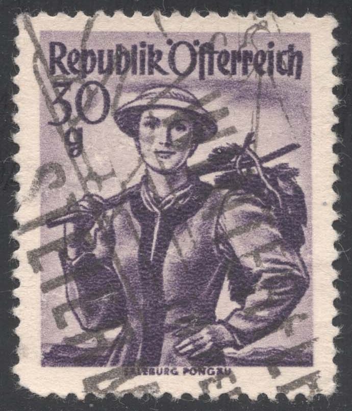 Austria #527 Pongau Costume; Used