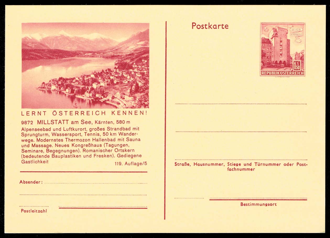 Austria Postal Card - Unused