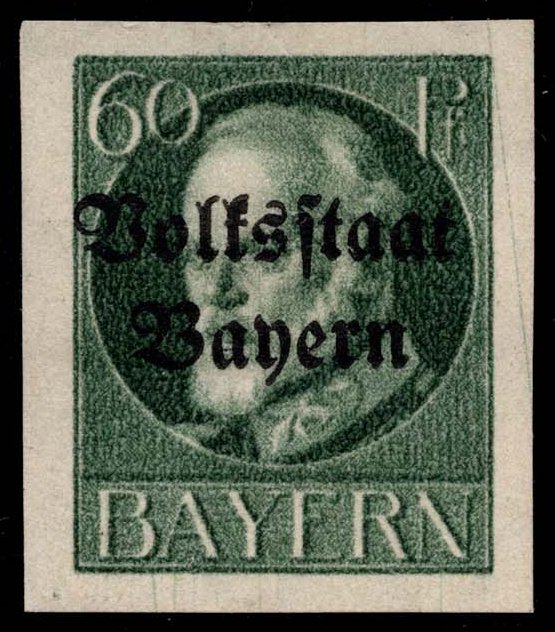 Germany-Bavaria #167 King Ludwig III; Unused