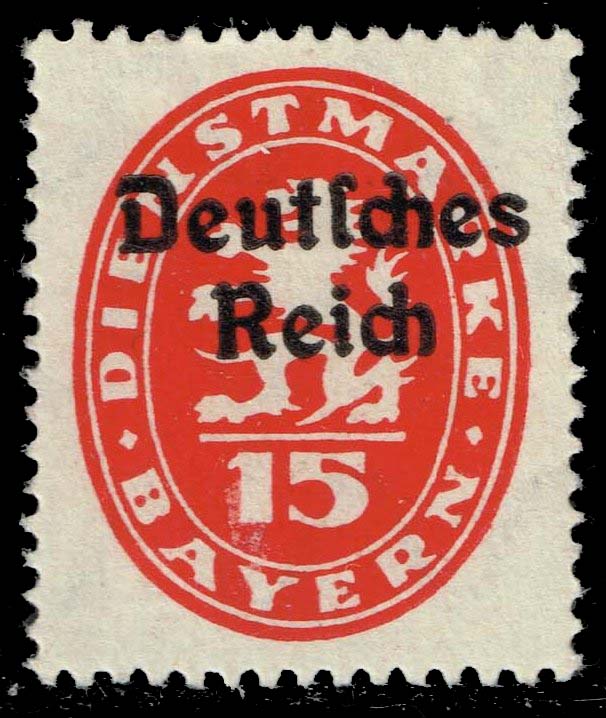 Germany-Bavaria #O54 Official Stamp; Unused - Click Image to Close