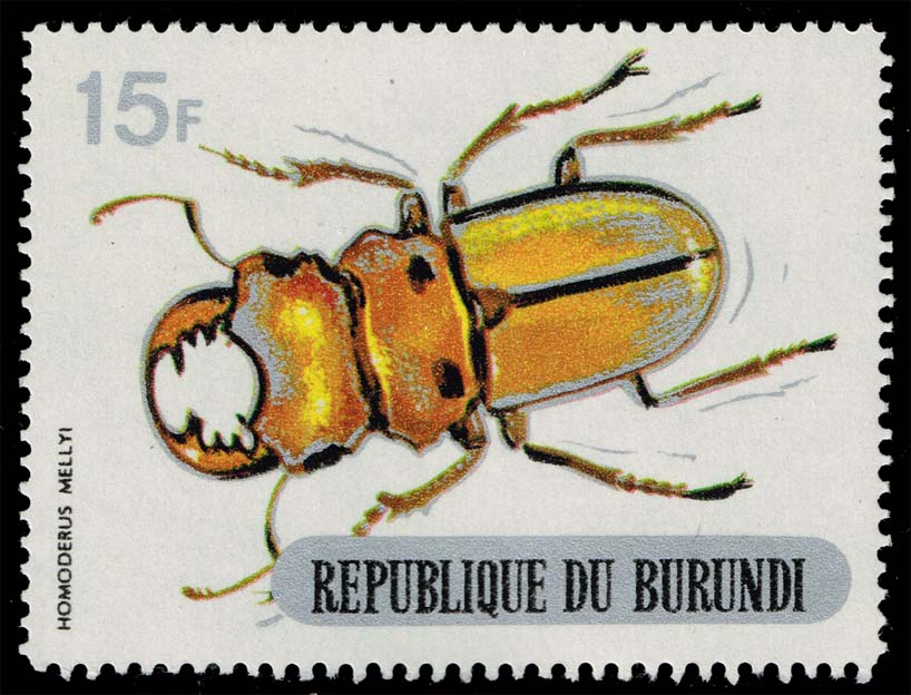 Burundi #317 Stag Beetle; MNH