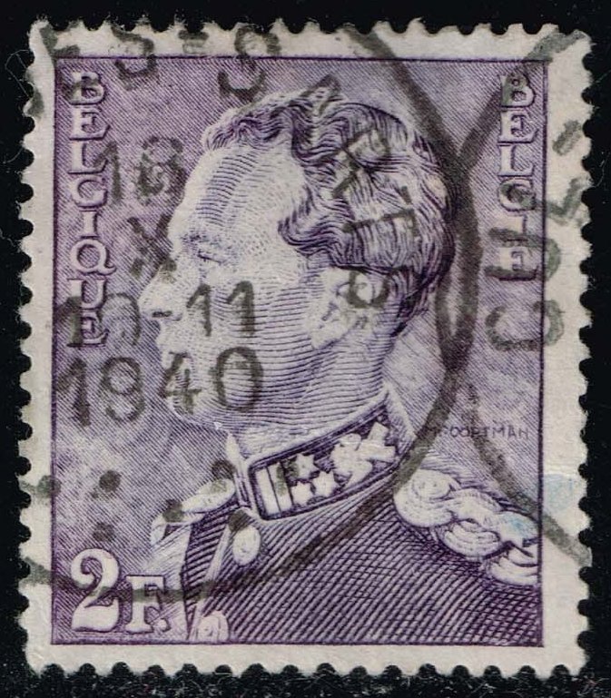 Belgium #296 King Leopold III; Used