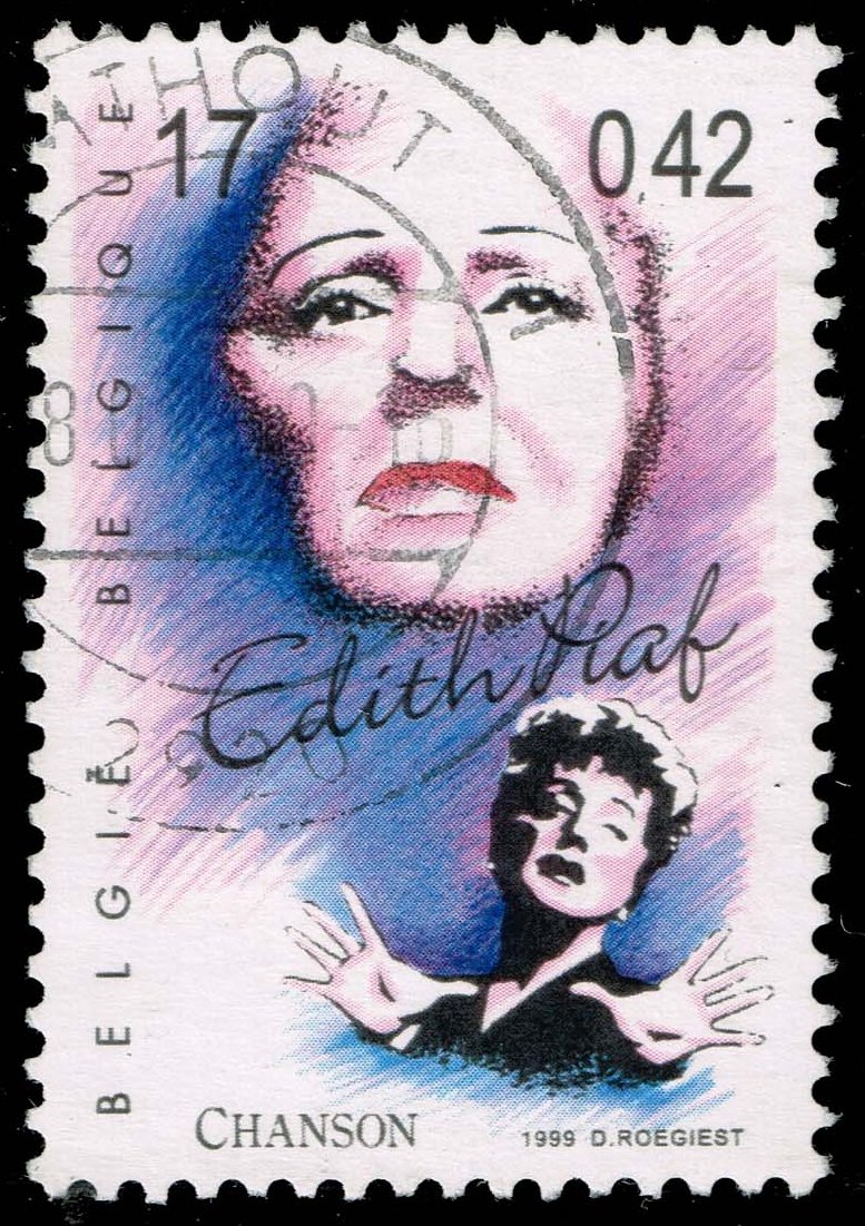 Belgium #1779n Edith Piaf; Used