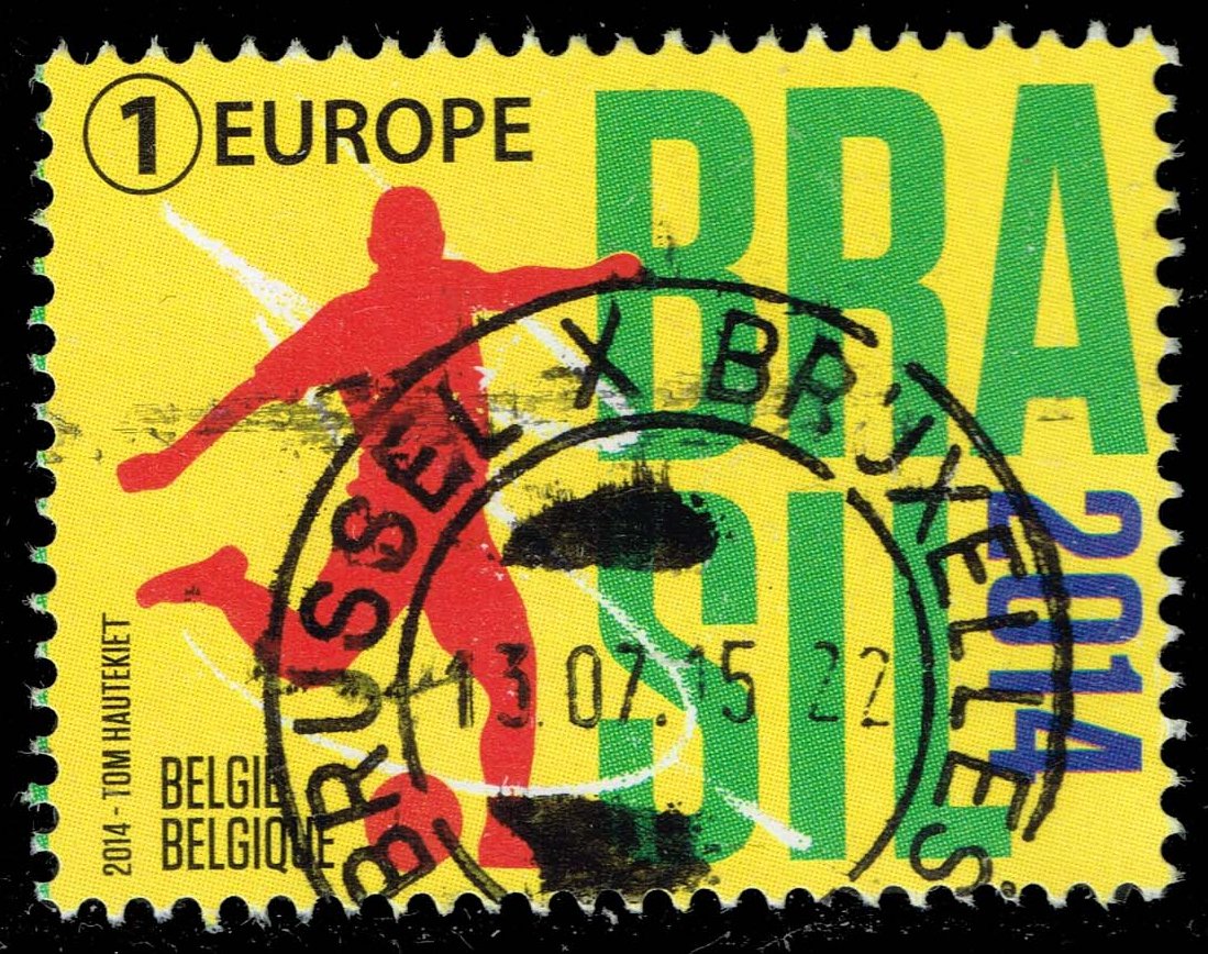 Belgium #2700 World Cup Soccer; Used - Click Image to Close