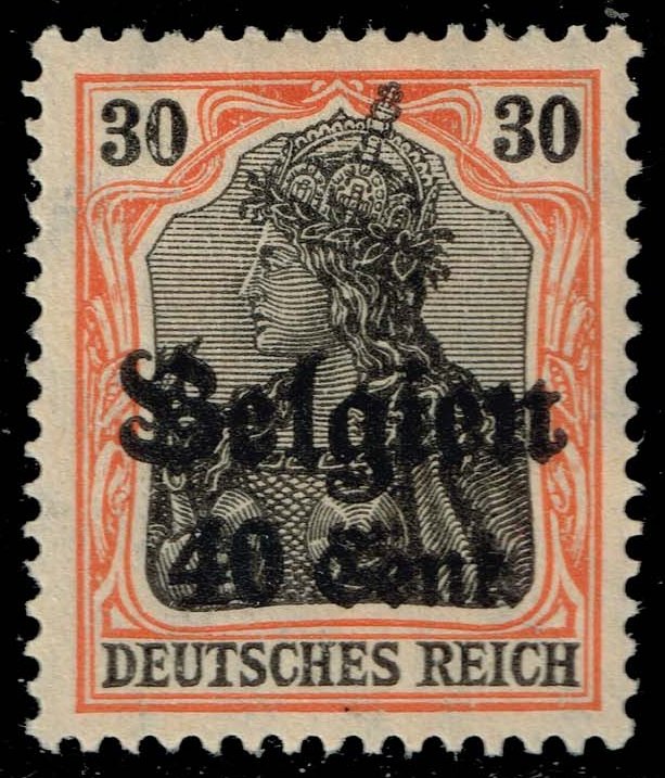 Belgium #N19 Germania; Unused - Click Image to Close