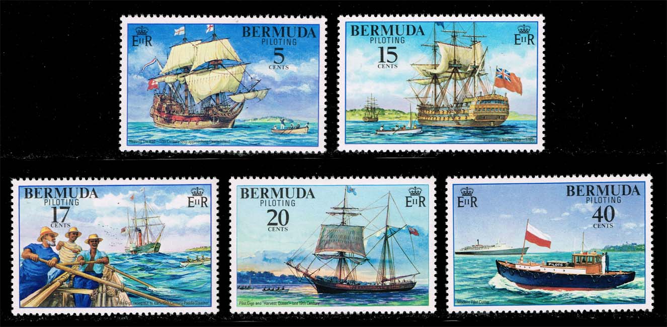 Bermuda #355-359 Pilots and Ships Set of 5; MNH - Click Image to Close