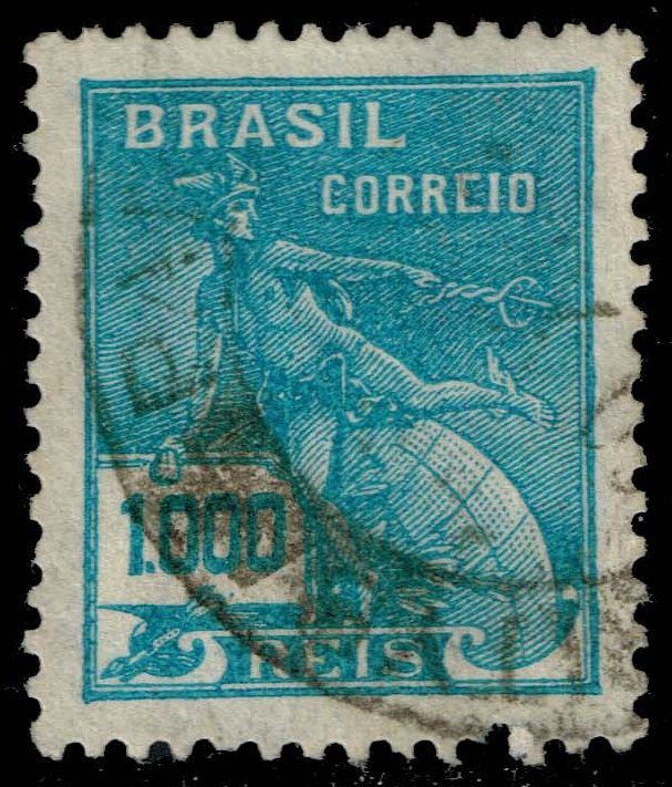 Brazil #311 Mercury and Globe; Used