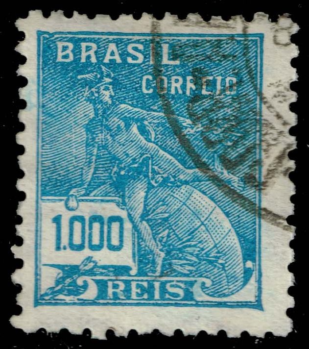 Brazil #311 Mercury and Globe; Used