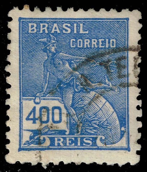 Brazil #437 Mercury and Globe; Used