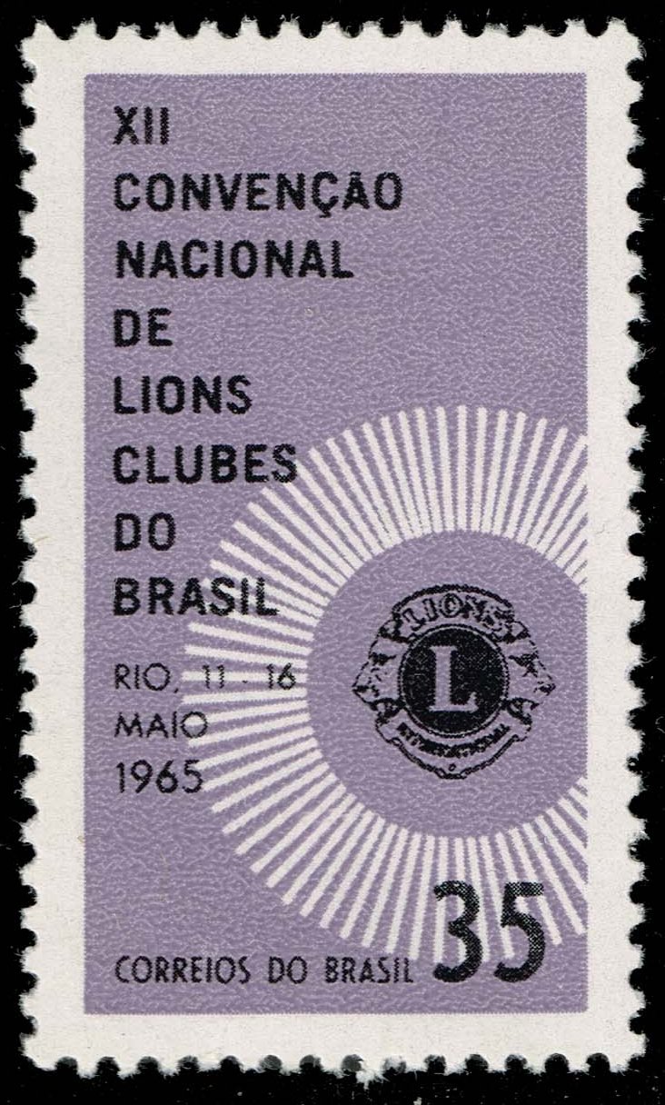 Brazil #1000 Lions' Club Emblem; MNH