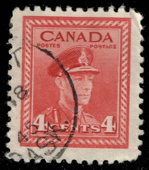 Canada #254 King George VI; Used - Click Image to Close