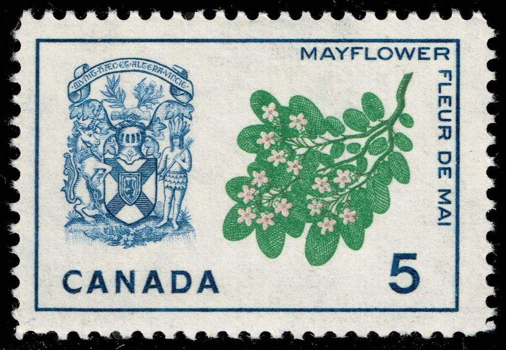 Canada #420 Mayflower and Arms of Nova Scotia; MNH