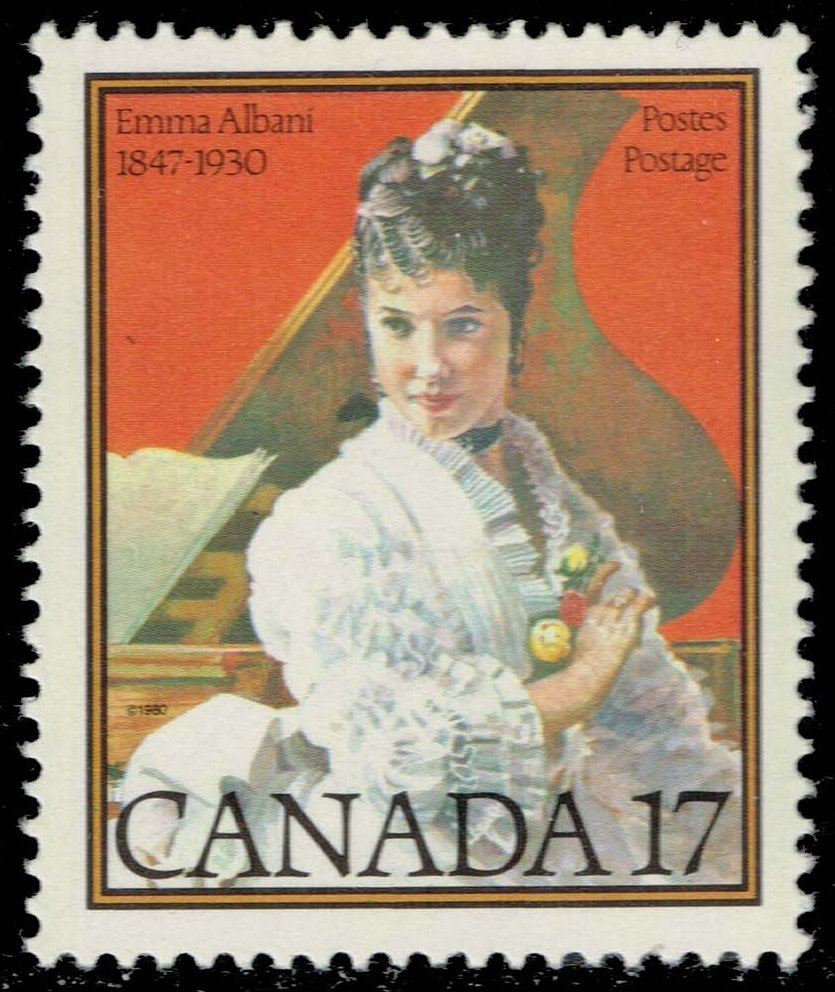 Canada #860 Emma Albani - Soprano; MNH