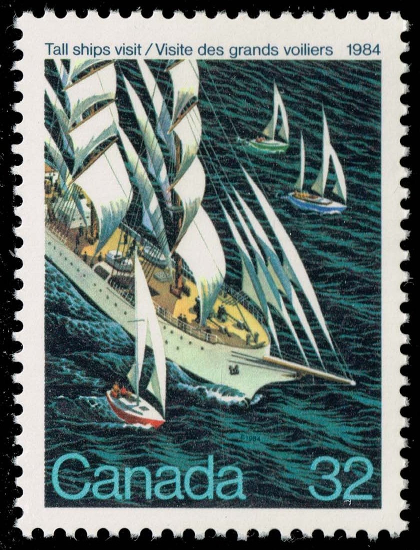 Canada #1012 Voyage of Tall Ships; MNH