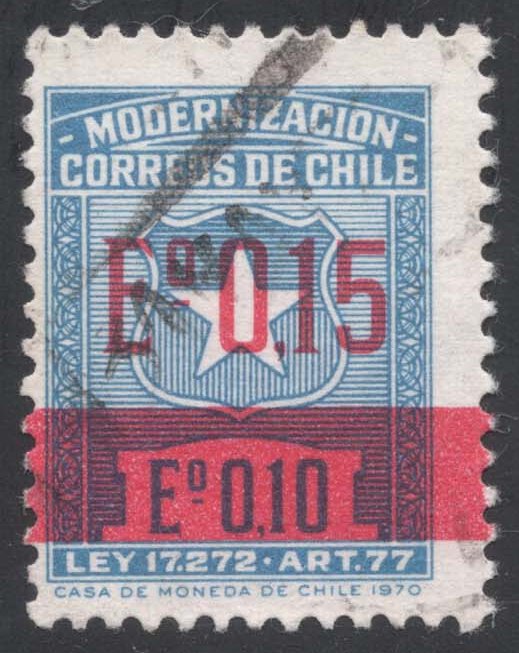 Chile #RA5 Postal Tax; Used
