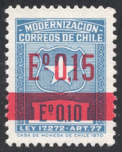 Chile #RA5 Postal Tax; Used