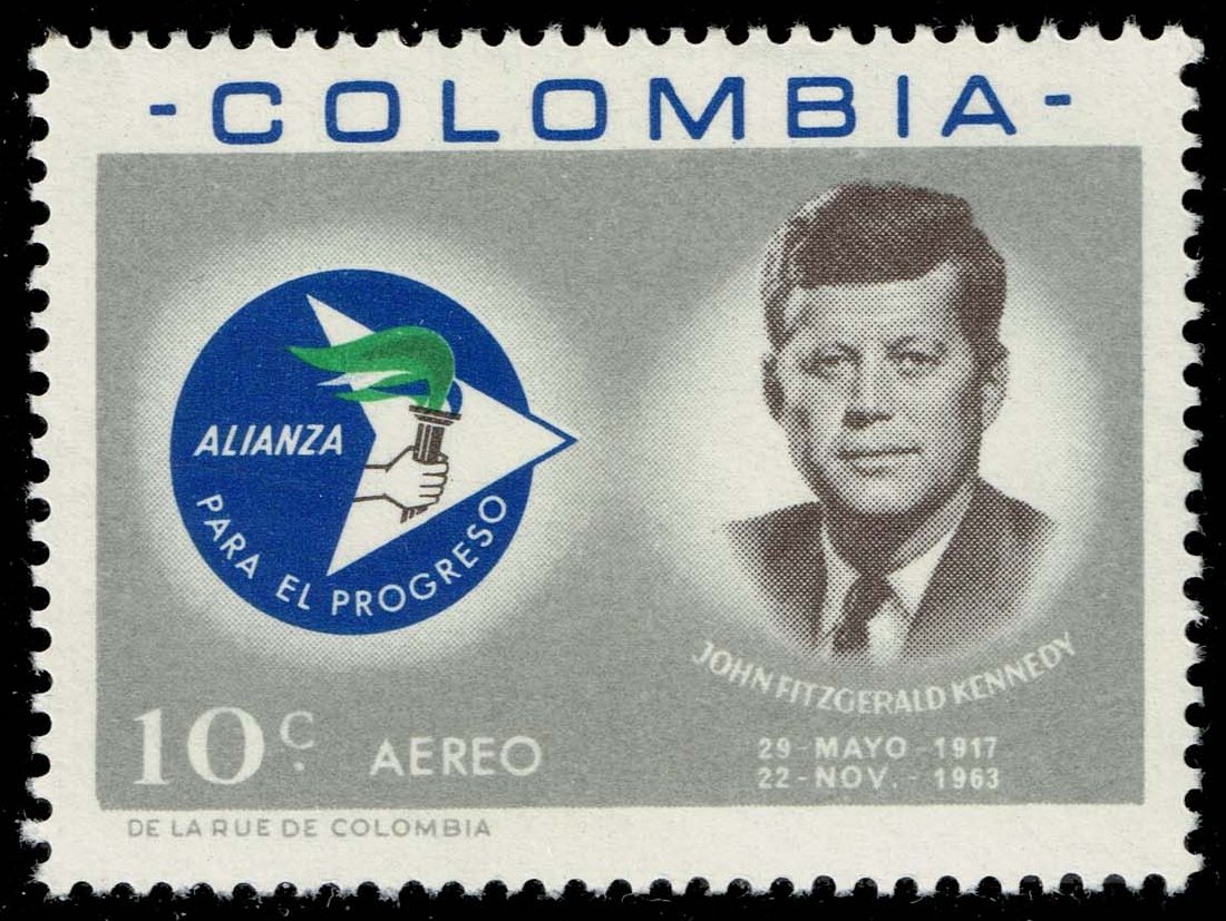 Colombia #C455 John F. Kennedy; MNH