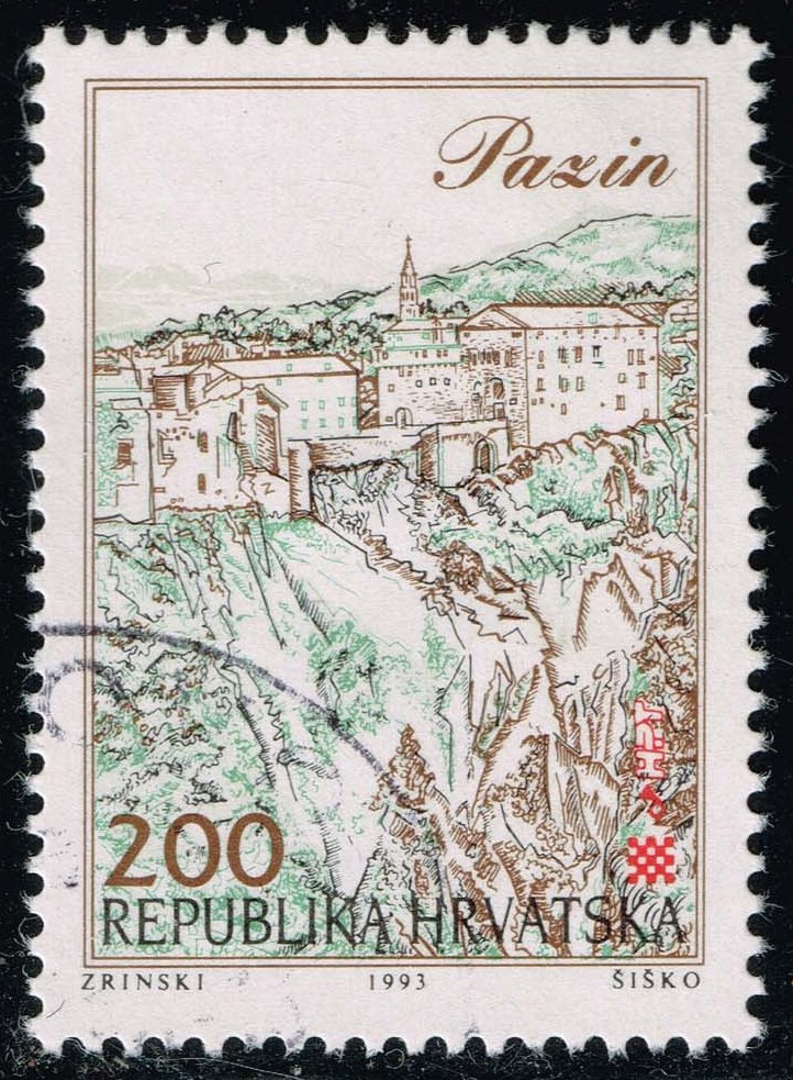 Croatia #114 Pazin; Used