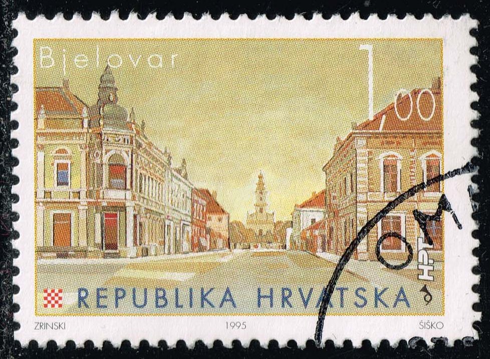 Croatia #261 Bjelovar; Used