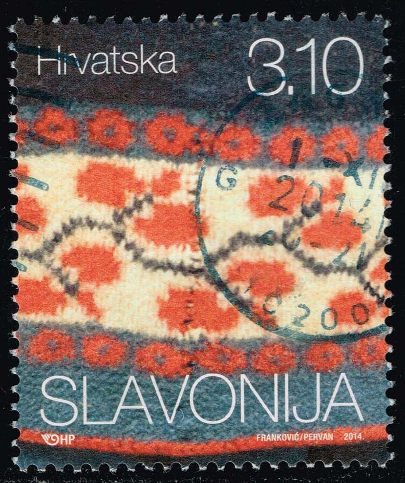 Croatia #925 Slavonia Costume Detail; Used