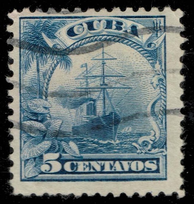 Cuba #236 Ocean Liner; Used