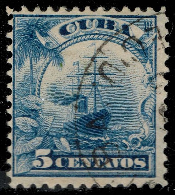 Cuba #236 Ocean Liner; Used