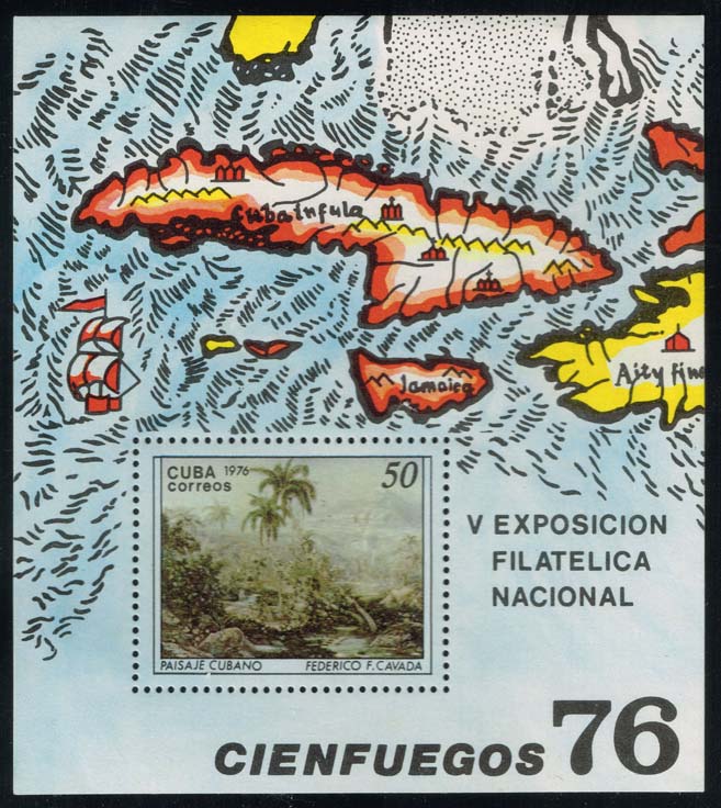 Cuba #2105 Cuban Landscape by Cadava; MNH - Click Image to Close