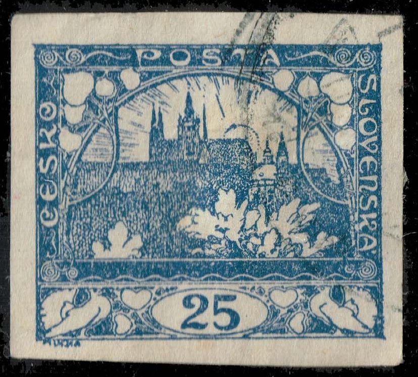 Czechoslovakia #5 Hradcany at Prague; Used