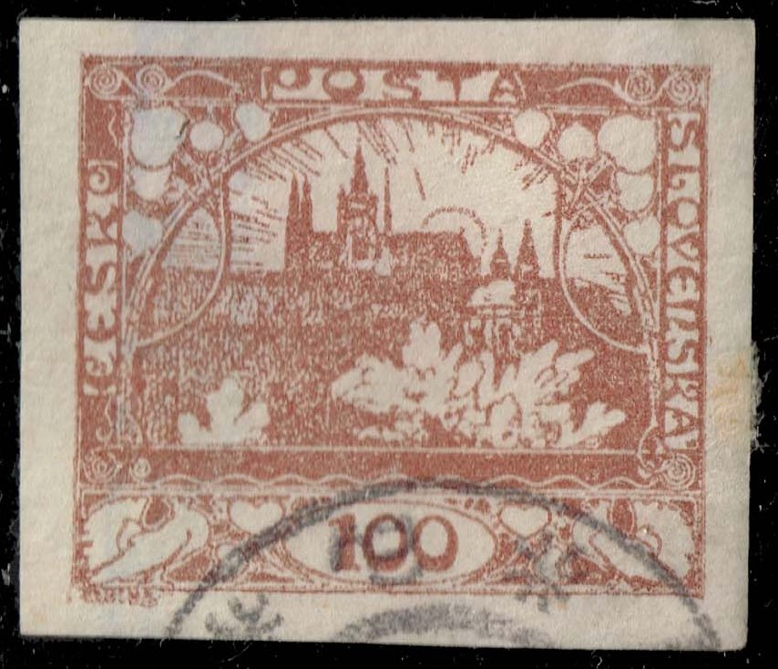 Czechoslovakia #8 Hradcany at Prague; Used
