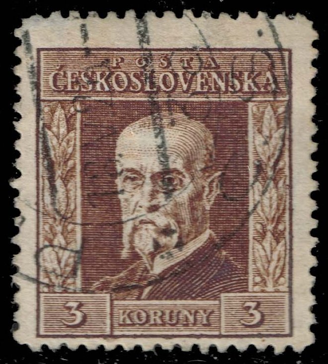 Czechoslovakia #100 Pres. Masaryk; Used