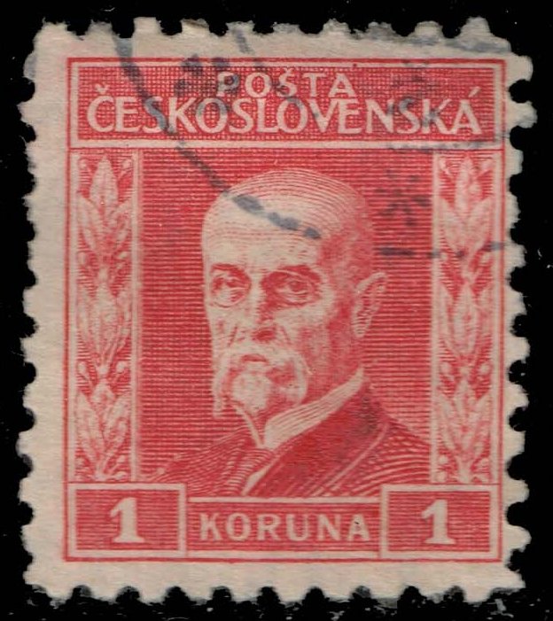 Czechoslovakia #106 Pres. Masaryk; Used