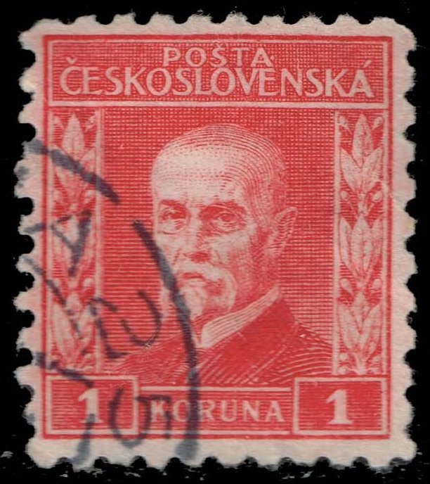 Czechoslovakia #106 Pres. Masaryk; Used