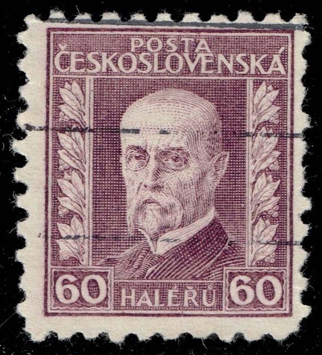 Czechoslovakia #129 President Masaryk; Used