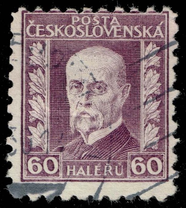 Czechoslovakia #129 President Masaryk; Used Czechoslovakia #129 President Masaryk; Used