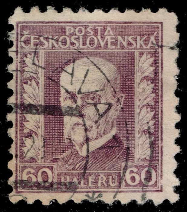 Czechoslovakia #129 President Masaryk; Used