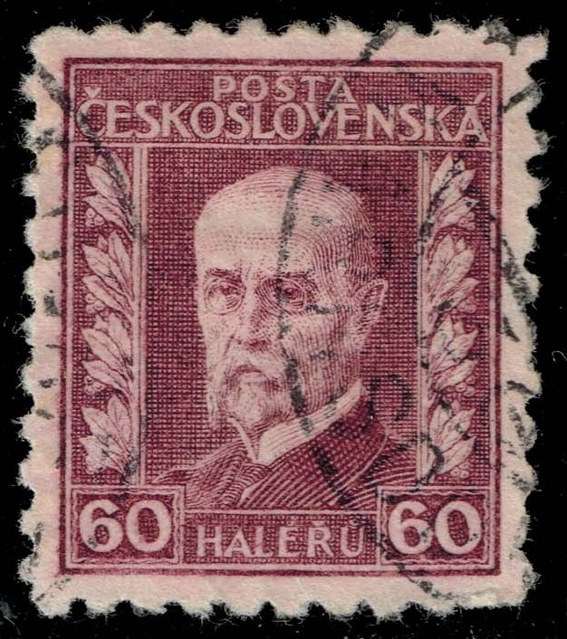Czechoslovakia #129 President Masaryk; Used