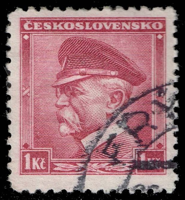 Czechoslovakia #212 President Masaryk; Used