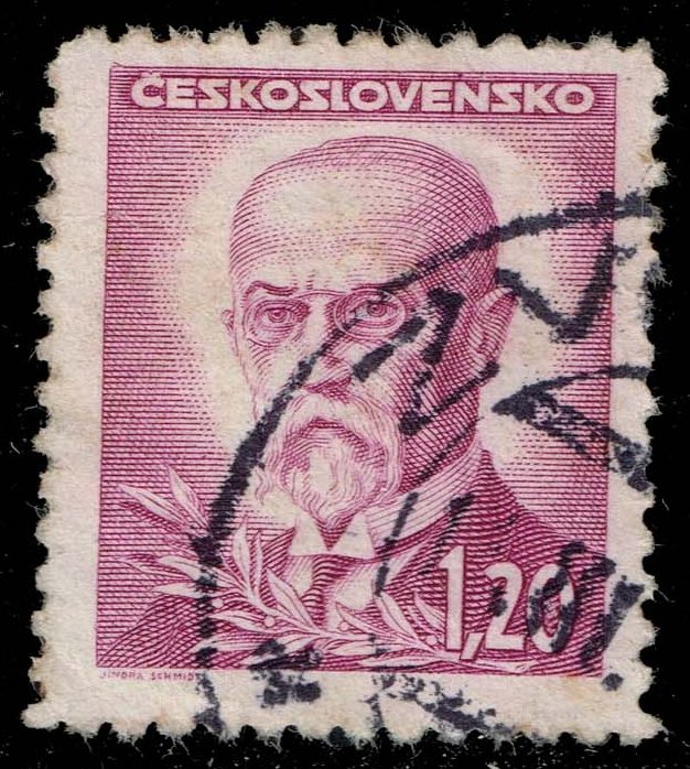 Czechoslovakia #295A Thomas Masaryk; Used