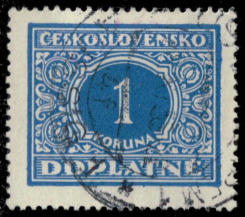 Czechoslovakia #J65 Postage Due; CTO