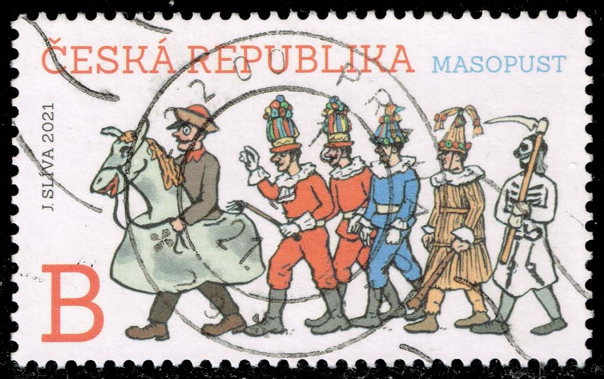 Czech Republic #3857 Carnival Parade; Used