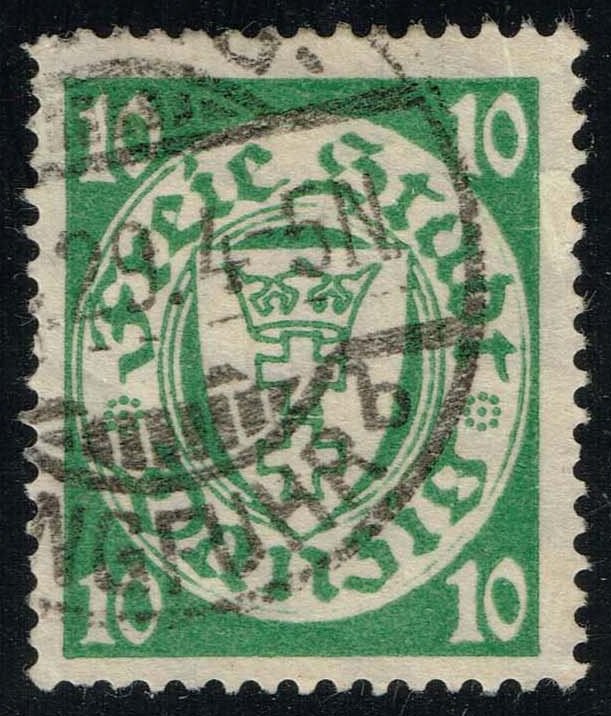 Danzig #173 Coat of Arms; Used