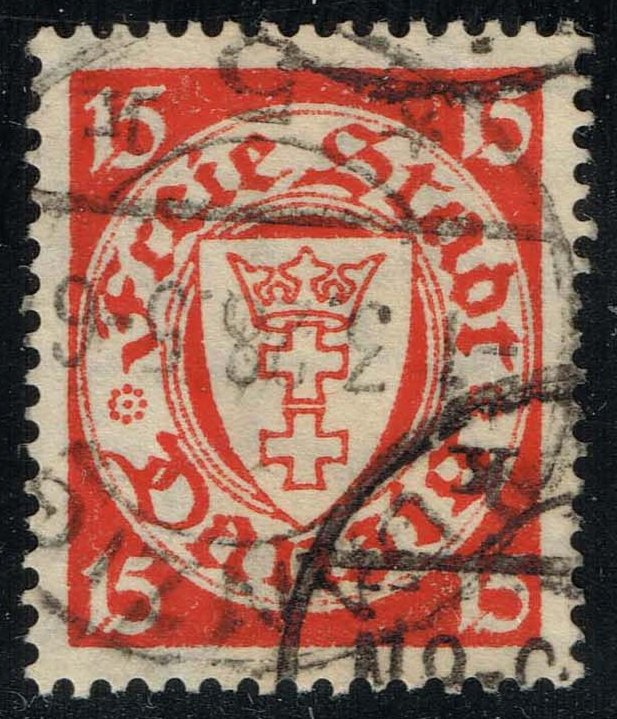 Danzig #176a Coat of Arms; Used