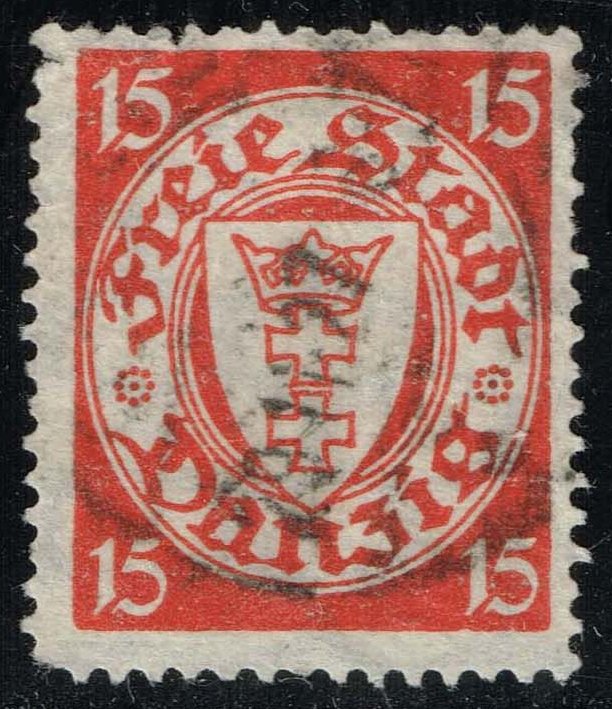 Danzig #176a Coat of Arms; Used