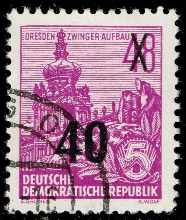 Germany DDR #221 Zwinger Castle; CTO