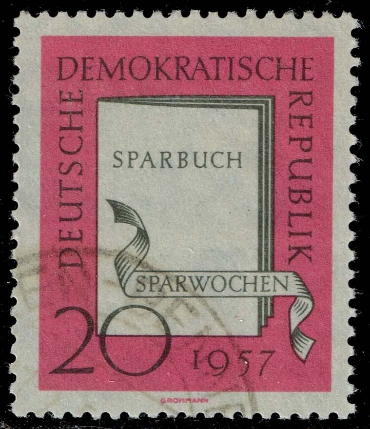 Germany DDR #368 Savings Book; Used