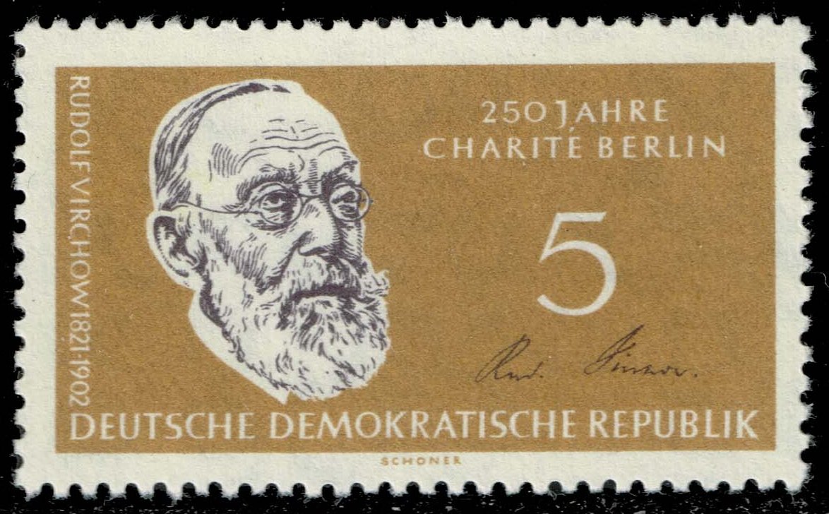 Germany DDR #520 Rudolf Virchow; MNH