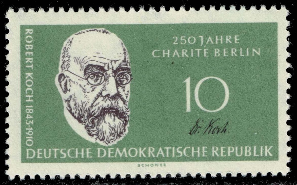 Germany DDR #521 Robert Koch; MNH